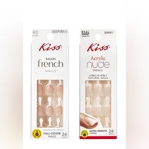 Kiss Press On Nails Set Of 2/Real Short
